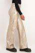 Metallic wide leg broek