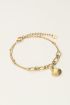 Minimalist bracelet with chunky chain-links & seashell | My Jewellery