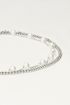 Minimalist double anklet with pearls | My Jewellery