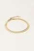 Minimalist double chain-link bracelet | My Jewellery