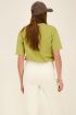 Mint green T-shirt Indian Flower | My Jewellery