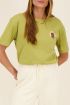 Mint green T-shirt Indian Flower | My Jewellery