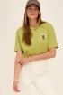 Mint green T-shirt Indian Flower | My Jewellery