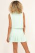 Mintgroen gilet met dubbele knoop | My Jewellery