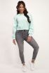 Mintgroene sweater met V shape | My Jewellery