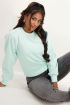Mintgroene sweater met V shape | My Jewellery