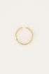 Mix ring breed structuur | My Jewellery