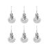 Haar sieraden ringetjes schelp, Haaraccessoires