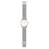 Metalen horloge zilver met gouden klok, horloges