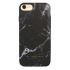 Zwart marmer print telefoonhoesje