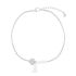 Witte klaver armband, Kralenarmbandje My Jewellery