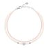 Roze Dubbele Armband Hart, Kralenarmband My Jewellery