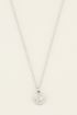 Ketting munt & silhouet, bedel ketting