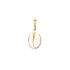 Bedel schelp met roze kralen, schelp bedel My Jewellery