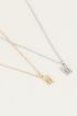  Ketting met letter hangend, initialen ketting My Jewellery