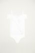 Witte off shoulder body, katoenen body My Jewellery