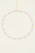 Lila choker madeliefjes | My Jewellery