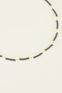 zwarte choker madeliefjes, kralen choker | My Jewellery