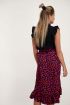 Zwarte top met volantmouwen, zwarte top ruffles My Jewellery