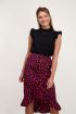 Zwarte top met volantmouwen, zwarte top ruffles My Jewellery