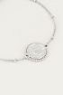 Armband vintage muntje, bedel armband