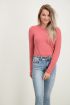Roze trui My Jewellery knoopjes, basic trui