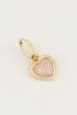 One piece oorring rose quartz, oorring edelsteen My Jewellery