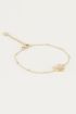 Armband Rose Quartz hartje, armband met edelsteen