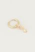 One-piece earring Rose Quartz & star