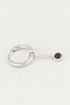 One piece oorring Black Onyx bedel, oorringetjes
