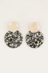 Oorhangers cirkel met goudkleurige glitters | Shop nu My Jewellery