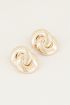 Oorhangers dubbele cirkels, statement oorbellen My Jewellery
