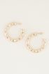 Oorringen gebobbeld medium, grote oorbellen My Jewellery