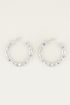 Oorringen gebobbeld medium, grote oorbellen My Jewellery