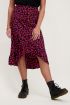 Rok midi rood/roze bloemen | Midi rok bloemen bij My Jewellery
