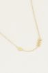 Ketting met love en hartje | Korte kettingen bij My Jewellery