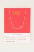 Ketting met love en hartje | Korte kettingen bij My Jewellery