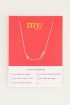 Ketting met love en hartje | Korte kettingen bij My Jewellery
