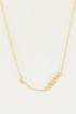 Ketting met maantje en dream | Korte kettingen bij My Jewellery