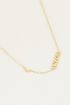 Ketting met maantje en dream | Korte kettingen bij My Jewellery