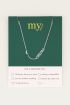 Ketting met maantje en dream | Korte kettingen bij My Jewellery
