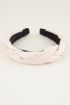 Beige gevlochten haarband | Haarband dames My Jewellery