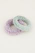 Groene scrunchie set fluffy | Scrunchie set My Jewellery