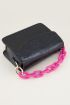 Roze telefoonkoord kort schakels | Telefoonkoord My Jewellery