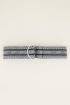 Riem met gevlochten patroon | Riem met print My Jewellery