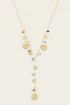 Ketting y-vorm kralen & muntjes | lange ketting My Jewellery