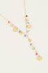 Ketting y-vorm kralen & muntjes | lange ketting My Jewellery