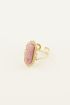 Ring roze steen | Ring met steen | Ringen dames My Jewellery