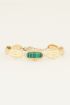 Bangle groene steen| Bangles | Bangle armband My Jewellery
