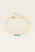 Bangle groene steen| Bangles | Bangle armband My Jewellery